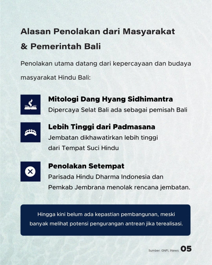 Antrean Pelabuhan Gilimanuk Capai 50 km, Mengapa Tak Kunjung Dibangun Jembatan?