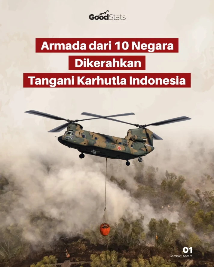 Armada dari 10 Negara Dikerahkan Tangani Karhutla Indonesia - 1