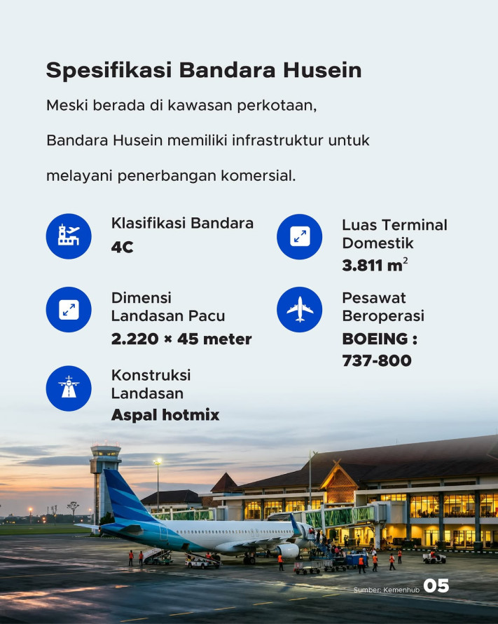 Bandara Husein Bakal Aktif Lagi, 6 Maskapai Berebut Rute - 5
