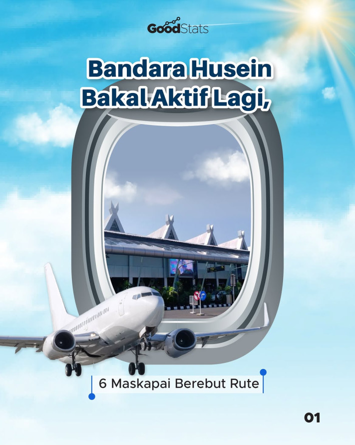 Bandara Husein Bakal Aktif Lagi, 6 Maskapai Berebut Rute - 1