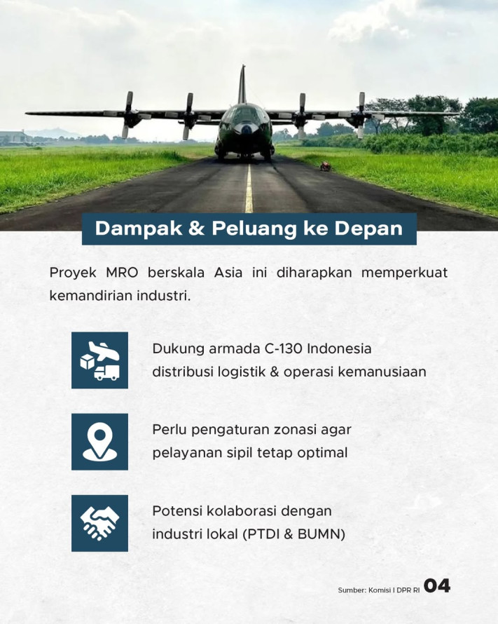 Bandara Kertajati Jadi Pusat MRO Hercules Asia