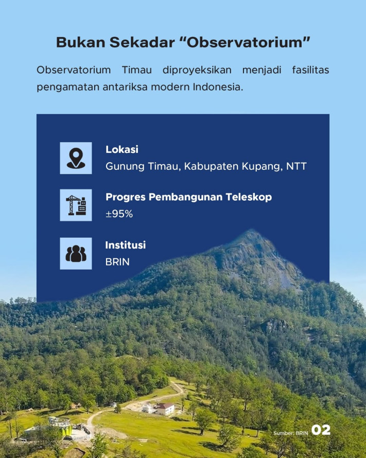 Bukan Bosscha, Indonesia Segera Miliki Observatorium Terbaik di Asia