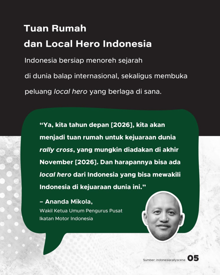 Indonesia Bakal Jadi Tuan Rumah World Rally Championship 2026