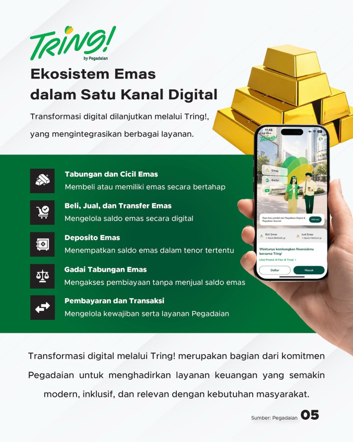 Kinerja Pegadaian Semester I 2026: Laba Naik 84,4%, Aset Tembus Rp186,33 Triliun - 5