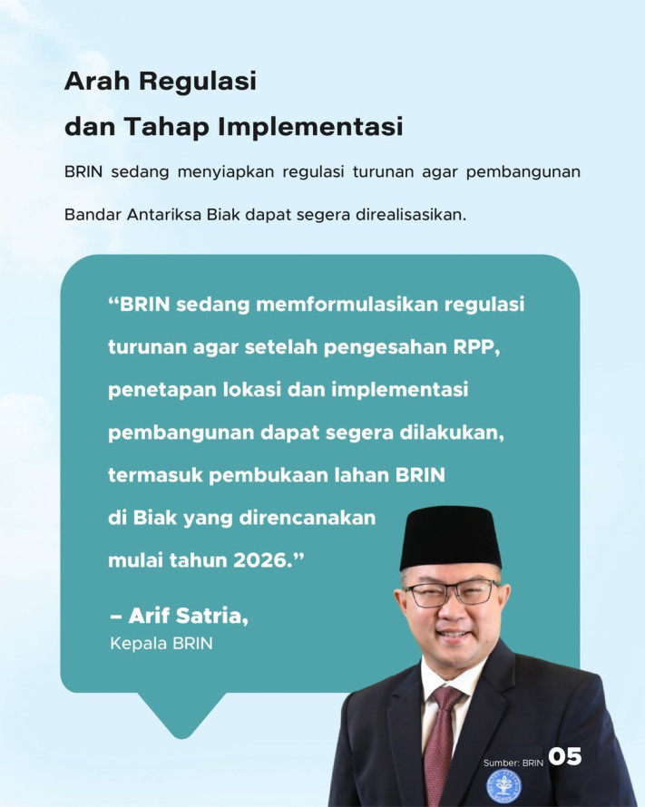 Pertama di Indonesia, Pembangunan Antariksa Nasional di Pulau Biak