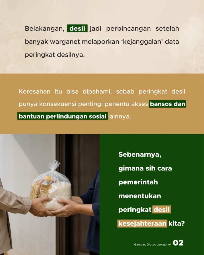 Ramai Dibahas, Ada Metode Apa di Balik Desil Kesejahteraan Kita? - 2