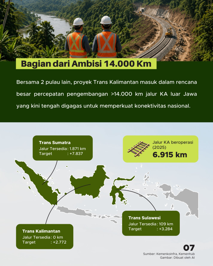 Tak Pernah Berjalan Mulus, Akankah Proyek Kereta Kalimantan Terwujud? - 7