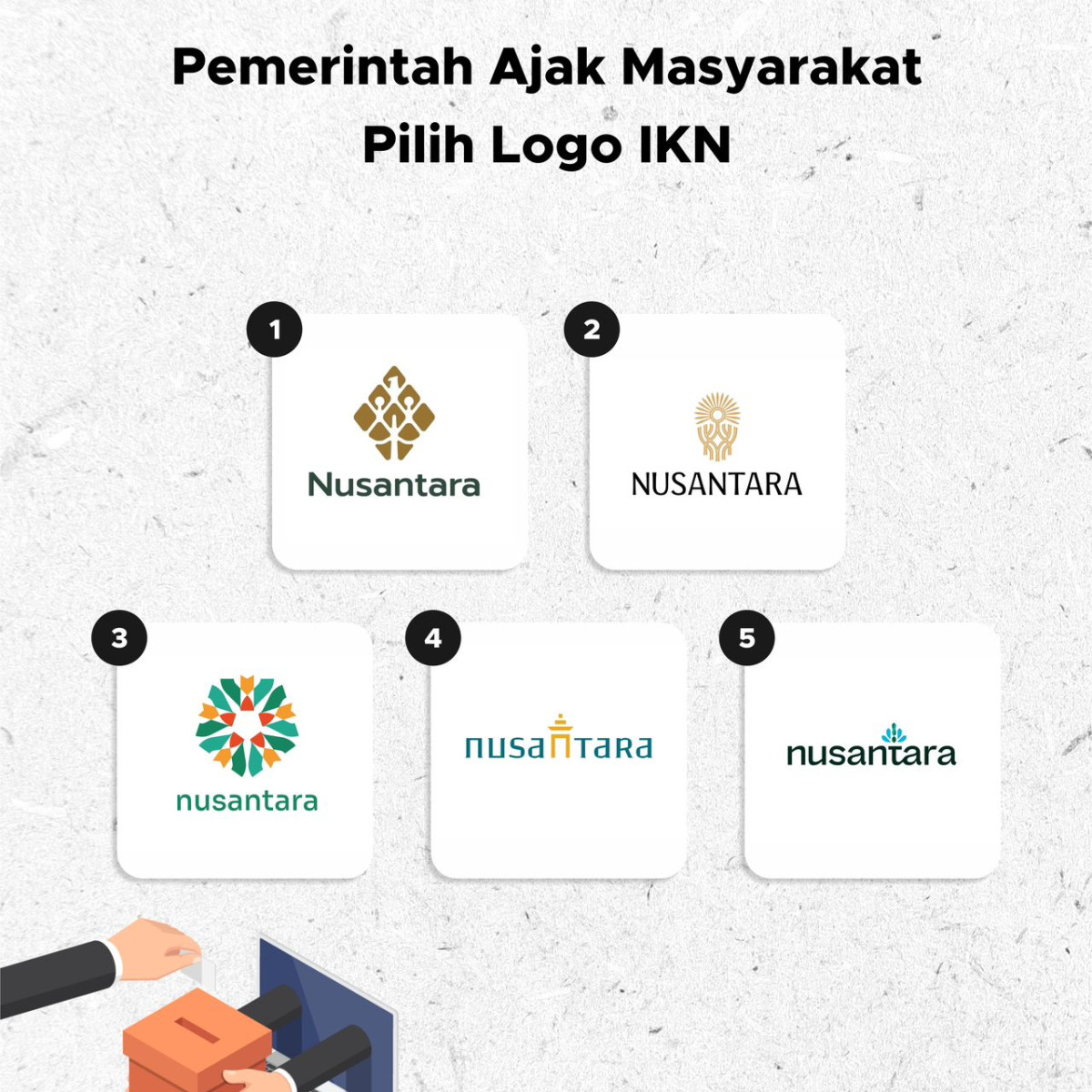 Pemerintah Ajak Masyarakat Pilih Logo Ikn Goodstats 5189